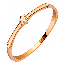 Золотое кольцо с бриллиантом (01-200383715)