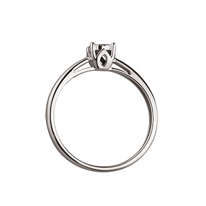 Золотое кольцо с бриллиантами (01-200418415) фотография