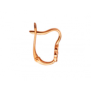 Золотые серьги с цирконием куб. (01-200449115) фотография