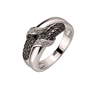 Золотое кольцо с бриллиантами (01-200590015) фотография