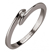 Золотое кольцо с бриллиантом (01-200603015)