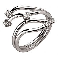 Золотое  кольцо с бриллиантами (01-200805815)