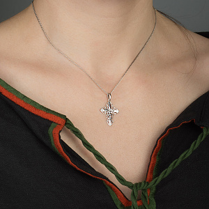 Золотой крестик  (2б_п-249) фотография