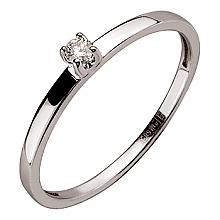 Золота каблучка з діамантом (01-200358716)