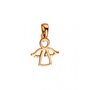 Золотой кулон с бриллиантом (01-200481116) фотография