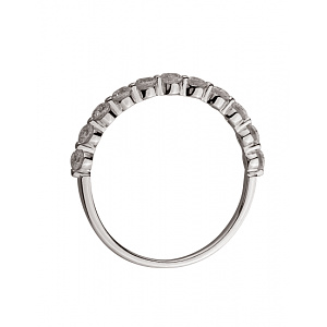 Золота каблучка з цирконієм куб. (01-200539516) фотографія