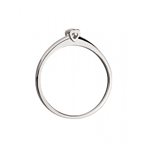 Золотое кольцо с бриллиантом (01-200547216) фотография