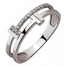 Золотое кольцо с бриллиантами (01-200569616)