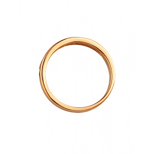 Золотое обручальное кольцо  с бриллиантами (01-200606416) фотография