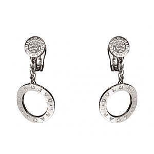 Золоті сережки з діамантами (01-200633416) фотографія