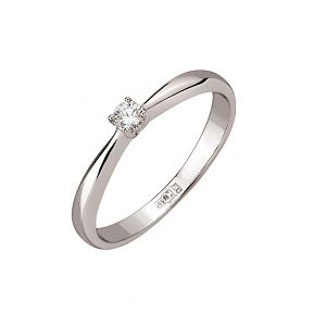 Золотое кольцо с бриллиантом (01-200788516) фотография