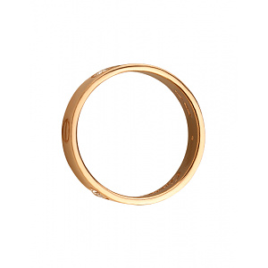 Золотое обручальное кольцо  с бриллиантами (01-200805816) фотография