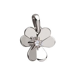 Золотий кулон з діамантом (2б_п-178) фотографія