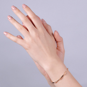 Золотой браслет  (1б-025) фотография