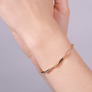 Золотой браслет  (1б-025) фотография