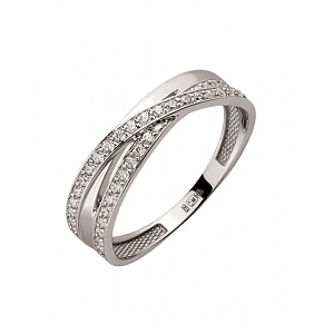 Золота каблучка з цирконієм куб. (01-200563517) картинка Золота каблучка з цирконієм куб. (01-200563517) фотографія