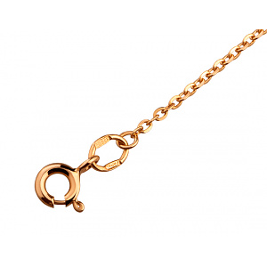 Золоте кольє з цирконієм куб. (01-200569617) фотографія