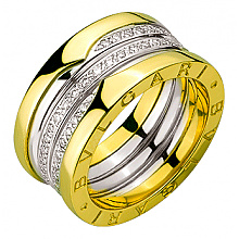 Золотое  кольцо с бриллиантами (01-200740117)