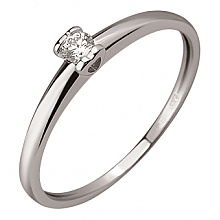 Золота каблучка з діамантом (01-200781117)