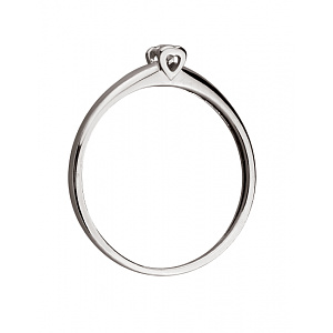 Золота каблучка з діамантом (01-200781117) фотографія