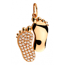 Золоті сережки з фіанітом (цирконієм куб.) (01-200865117)
