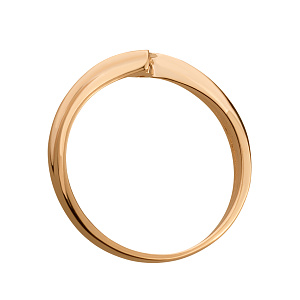 Золота каблучка з діамантом (1к-079) фотографія