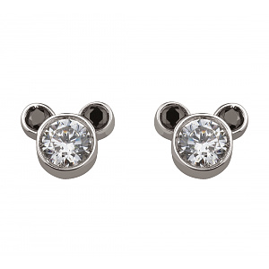 Золоті сережки з фіанітами (2б_с-271) фотографія