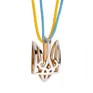 Золотий кулон з діамантом (4б_п-254) фотографія