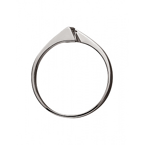 Золота каблучка з діамантом (01-200291118) фотографія