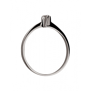 Золотое кольцо с бриллиантом (01-200408118) фотография