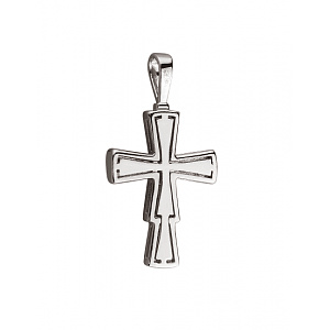 Золотий хрестик з діамантами (01-200487518) фотографія