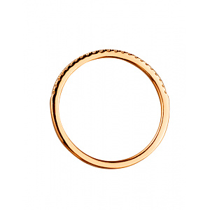 Золотое кольцо с бриллиантами (01-200489318) фотография