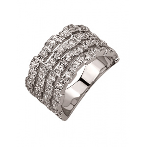 Золота каблучка з цирконієм куб. (01-200575918) фотографія