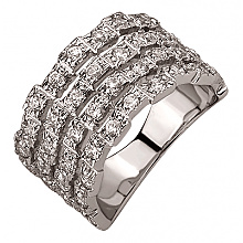 Золота каблучка з цирконієм куб. (01-200575918)