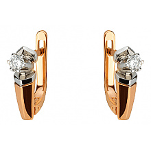 Золоті сережки з діамантами (01-200740118)