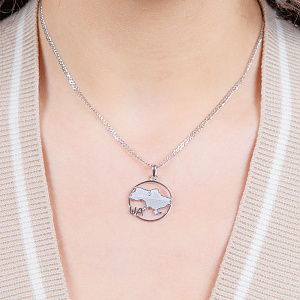 Золотой кулон с бриллиантом (2б_п-250) фотография