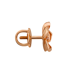 Золотые серьги с циркониями (1б_с-062) картинка Золотые серьги с циркониями (1б_с-062) фотография