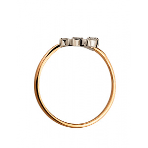 Золотое кольцо с бриллиантами (01-200559619) фотография