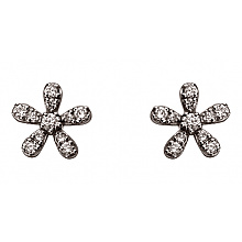 Золотые серьги с бриллиантами (01-200781019)