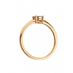 Золотое кольцо с бриллиантами (01-200816019) фотография