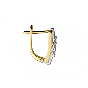 Золотые серьги с бриллиантами (01-18375420) фотография