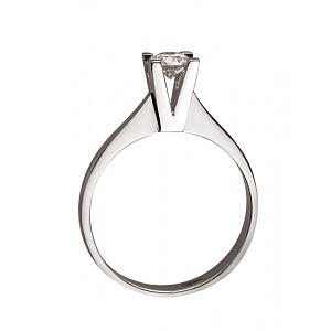 Золота каблучка з діамантом (01-200465920) фотографія