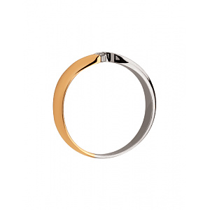 Золота каблучка з діамантом (01-200788520) фотографія