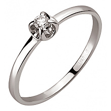 Золота каблучка з діамантом (01-200805820)