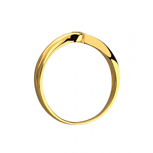 Золотое кольцо с бриллиантом (01-200816020) фотография