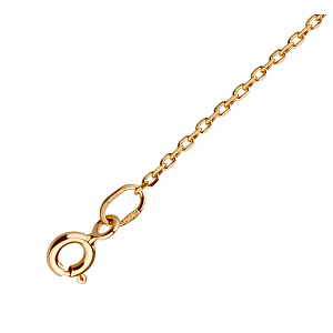 Золоте кольє з цирконієм куб. (1н172/01б) фотографія