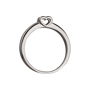 Золота каблучка з цирконієм куб. (01-200175321) фотографія