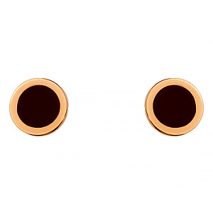 Золотые серьги с емаль (01-200542721) фотография