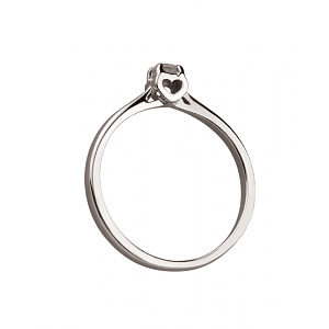 Золотое кольцо с бриллиантом (01-200838321) фотография