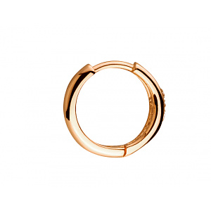 Золоті сережки з цирконієм куб. (01-200413822) фотографія